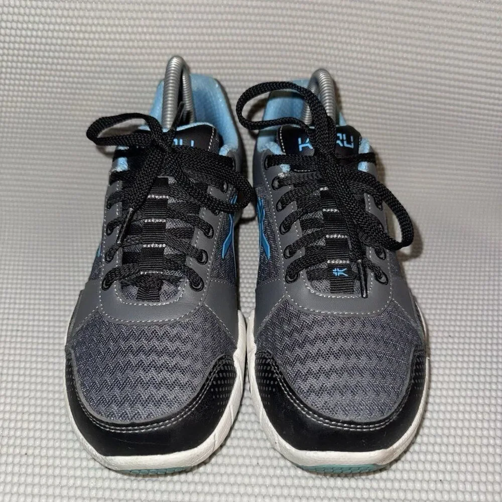 Kuru Quantum Mesh Sneakers Gray Blue Athletic Running Shoes Women’s Size 7.5